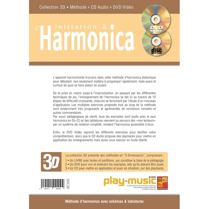 L'Initiation à l'Harmonica en 3D