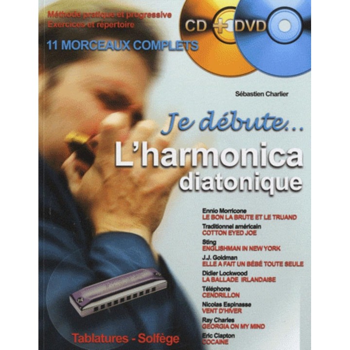 Sébastien Charlier, Je débute l'harmonica diatonique DVD+CD