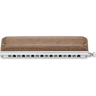 Suzuki Sirius S-64CW Harmonica chromatique 16 trous avec couverture en bois