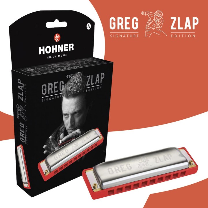 Harmonica Hohner Greg Zlap Signature 563/10 A/La | Major Pigalle