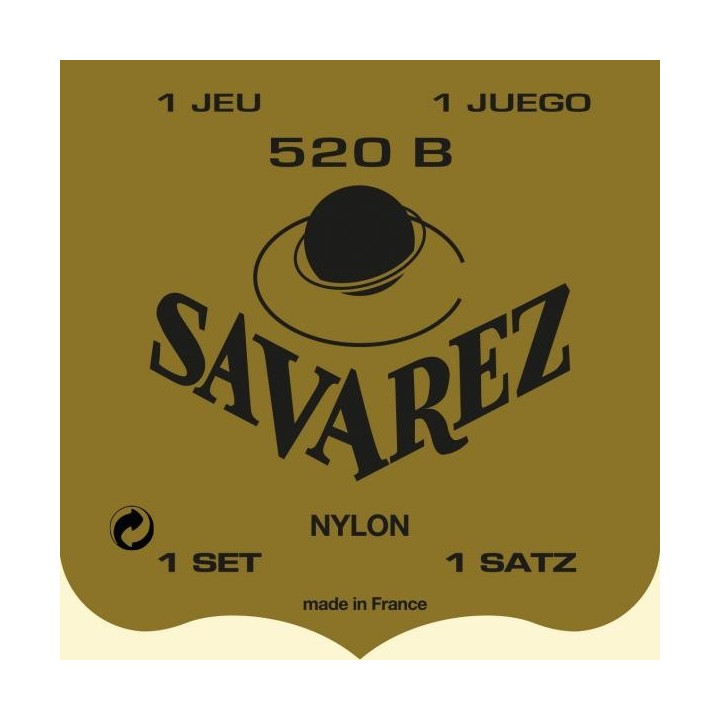 Cordes guitare classique Savarez 520B | Major Pigalle
