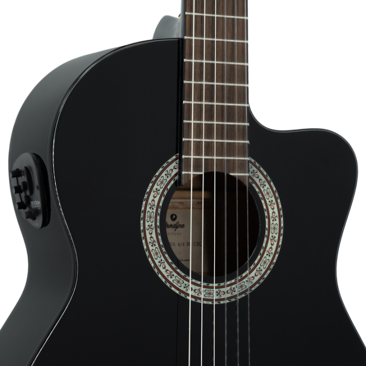 Guitare classique électro Prodipe Primera 4/4 CEQ BK | Major Pigalle