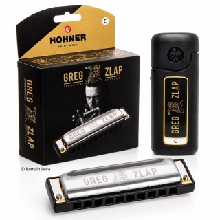 Harmonica Hohner Greg Zlap Black Signature C/Do | Major Pigalle