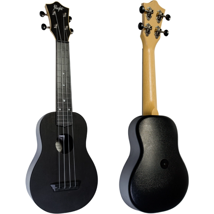 Ukulélé soprano Flight TUS35 Black | Major Pigalle